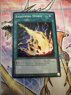 Yu-Gi-Oh! Lightning Storm RA01-EN061 1st Edition Super Rare NM - Image 1