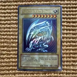 Yu-Gi-Oh! TCG Blue-Eyes White Dragon Kaiba SDK-001 - Some Damage - Image 1