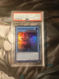 YuGiOh Magician of Chaos (Blue Name) - LDS3-EN089 1st Edition - PSA 10 - Image 1