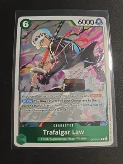 One Piece TCG Trafalgar Law #OP13-031 Rare Foil Carrying On His Will - Image 1
