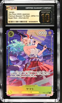 CGC 10 PRISTINE Japanese One Piece 2024 YAMATO OP04-112 PRB-01 BEST ALT ART - Image 1