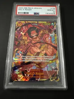 2024 ONE PIECE OP09-EMPERORS IN THE NEW WORLD #118 GOL D. ROGER PSA 10 - Image 1