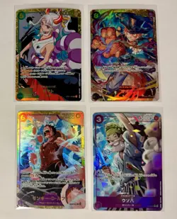 One Piece JP 3x SEC/Alt Art Lot - Yamato SEC, Sabo SEC Alt, Luffy Alt + Usopp SP - Image 1