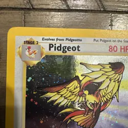 Pokemon Pidgeot TCG Base Set 2 Holo Unlimited Rare Card 14/130 - Image 3