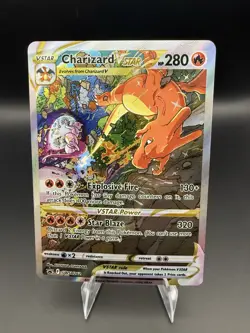 Pokemon TCG Charizard VSTAR SWSH262 Sword & Shield Promo Card Holo NM Condition - Image 1