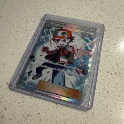 Red's Challenge Tag Team GX All Stars 2019 201/173 Holo EX++ JP Pokemon Card - Image 2