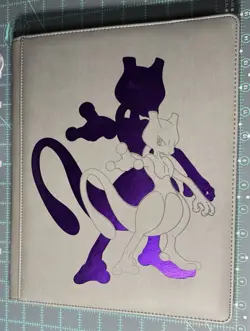 Ultra Pro Mewtwo 9-pocket Binder (360 Cards) New Open - Cover With Small Defect - Image 1