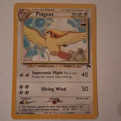 Pokemon Pidgeot Southern Islands 2/18 Regular Promo 70HP English Nintendo Card - Image 1