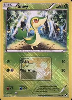 Snivy 1/114 League & Championship Cards Reverse Holo Common LP - Image 1