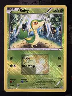 Snivy 1/114 League & Championship Cards Reverse Holo Common LP - Image 2