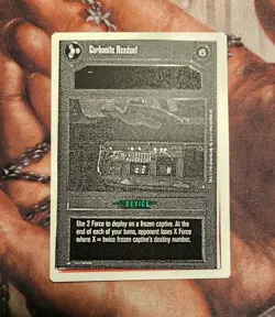 HOLY GRAIL Decipher Star Wars CCG Cloud City Playtest Card - Carbonite Readout - Image 1