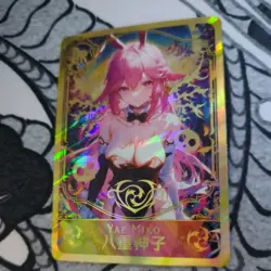Yae Miko Genshin Impact UR Goddess Story Anime Waifu Card Girl Foil Doujin - Image 1