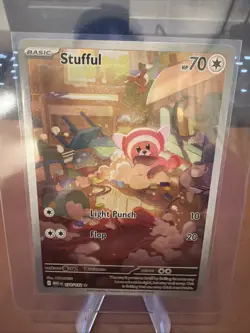 Stufful IR 154/132 MEG Mega Evolution Pokemon Card TCG - NM Near Mint - Image 1