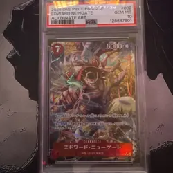 PSA10 Edward Newgate Parallel THE BEST- VOL.2 002 One Piece Card Japanese PSA 10 - Image 1