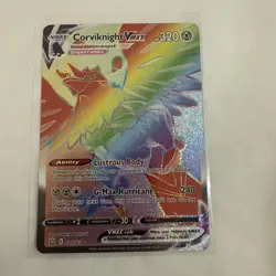 Pokemon Card Corviknight VMAX 171/163 Battle Styles Secret Holo Rainbow Rare - Image 1