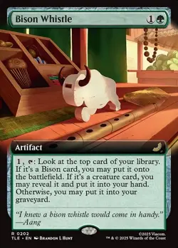 Bison Whistle-Avatar: The Last Airbender Eternal-Extended Art-Foil-202-NM - Image 1