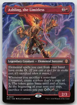 Ashling, the Limitless (Borderless) M Normal Commander: Lorwyn Eclipsed 1 NM - Image 1