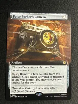 Peter Parker's Camera (Extended Art) R Marvel's Spider-Man 280 Regular - Image 1