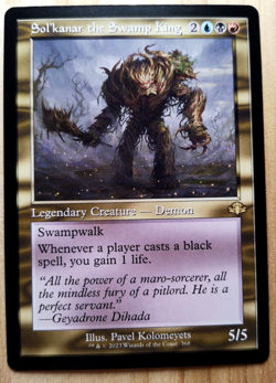 Sol'kanar The Swamp King - Retro Frame - Dominaria Remastered - MTG - NM - 368 - Image 1