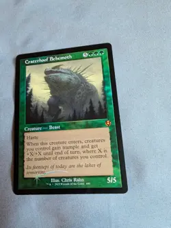 craterhoof behemoth retro foil near mint great condition - Image 1