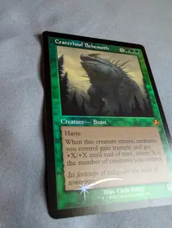 craterhoof behemoth retro foil near mint great condition - Image 3