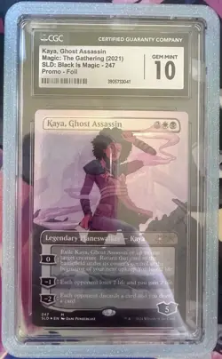 Foil Kaya, Ghost Assassin Secret Lair SLD - MTG Magic the gathering Cgc 10 Mint - Image 1