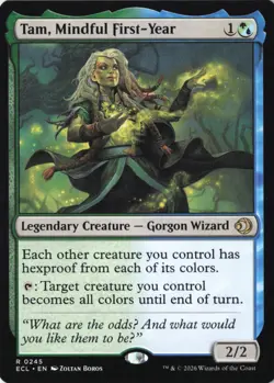 Tam, Mindful First-Year Lorwyn Eclipsed Normal NM 245 - Image 1