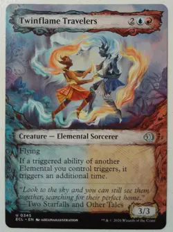 Twinflame Travelers *Showcase Uncommon* Magic MtG x1 Lorwyn Eclipsed - Image 1
