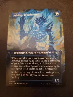x1 Ashling, Rekindled // Ashling, Rimebound - Borderless R MTG Lorwyn Eclipsed M - Image 2