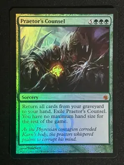 1x MTG Praetor's Counsel (Foil) - Mirrodin Besieged (MBS) #88 - Magic - Image 1