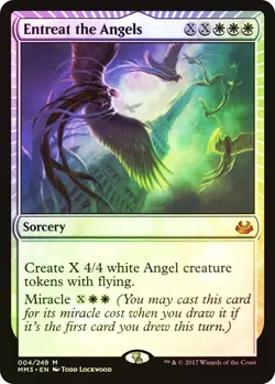MTG FOIL Entreat the Angels - Modern Masters 2017 #004 - Image 1