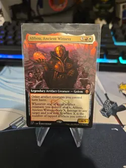 Alibou, Ancient Witness (Near Mint) Borderless Extended Art [Commander 2021] C21 - Image 1
