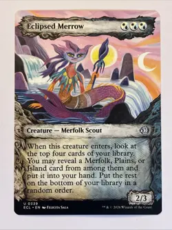 Eclipsed Merrow (Showcase) 339 NM Foil Lorwyn Eclipsed MTG EN - Image 1