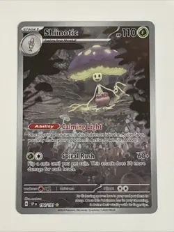 Pokemon TCG S&V Surging Sparks Shiinotic Card IR 194/191 Near Mint Condition - Image 1