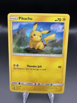 Pokemon Pikachu TCG Holo Blackstar Promo SM183 Near Mint - Image 1