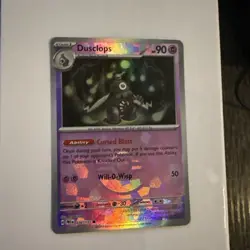Pokemon TCG Dusclops Holo Card Poke Ball Pattern, 035/131, Prismatic Evolutions - Image 1