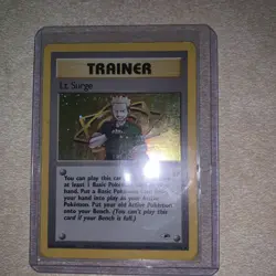 #2 Lt Surge 17/132 Gym Heroes 2000 Holo Rare WOTC Pokemon Card TCG - Image 1