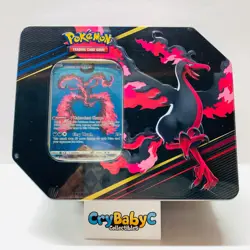 Pokemon Crown Zenith Tin Galarian Moltres Sword & Shield Factory Sealed - Image 1