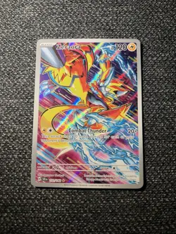 Pokemon TCG Zeraora Stellar Crown Holo Card 151/142 Sv07 - Image 1