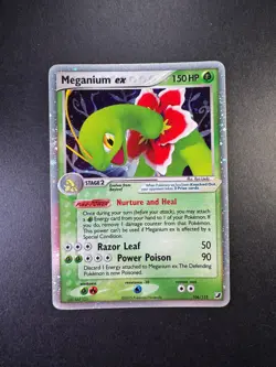 2005 Pokemon Meganium EX Unseen Forces Holo 106/115 - Image 1