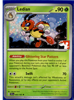 Ledian - 003/142 - Pokemon Play Prize Pack Series - Image 1