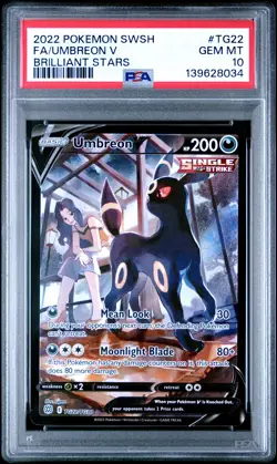 Umbreon V TG22 Brilliant Stars Pokemon PSA 10 *034 - Image 1