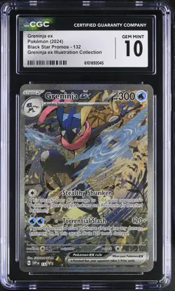 Greninja EX 132 Illustration Collection Pokemon CGC 10 Gem Mint *045 - Image 1
