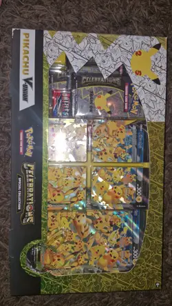 Pokemon TCG Celebrations 25th Anniversary Pikachu V UNION Collection Box Sealed - Image 2