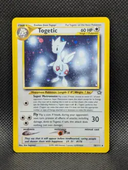 Togetic 16/111 Holo Rare Pokemon TCG Neo Genesis Unlimited - Image 1