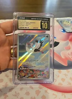 2023 Pokemon Bombirdier Japanese Violet Ex 89/78 Art Rare CGC Gold Pristine 10 - Image 1