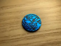 Snivy Tepig Oshawott Blue Pokemon TCG Coin - Image 1