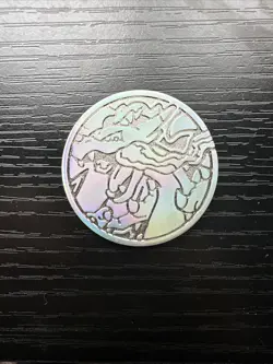 Mega Charizard X EX UPC Ultra Premium Collection Silver Metal Coin 2025 Pokemon - Image 1