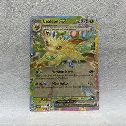 Leafeon ex 006/131 Prismatic Evolutions Holo Pokemon TCG - Image 1