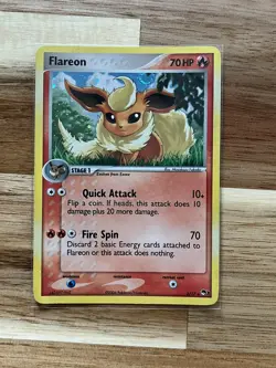 Pokemon TCG: Flareon #2/17 - POP Series 3 - Holo Rare - MP - Image 1